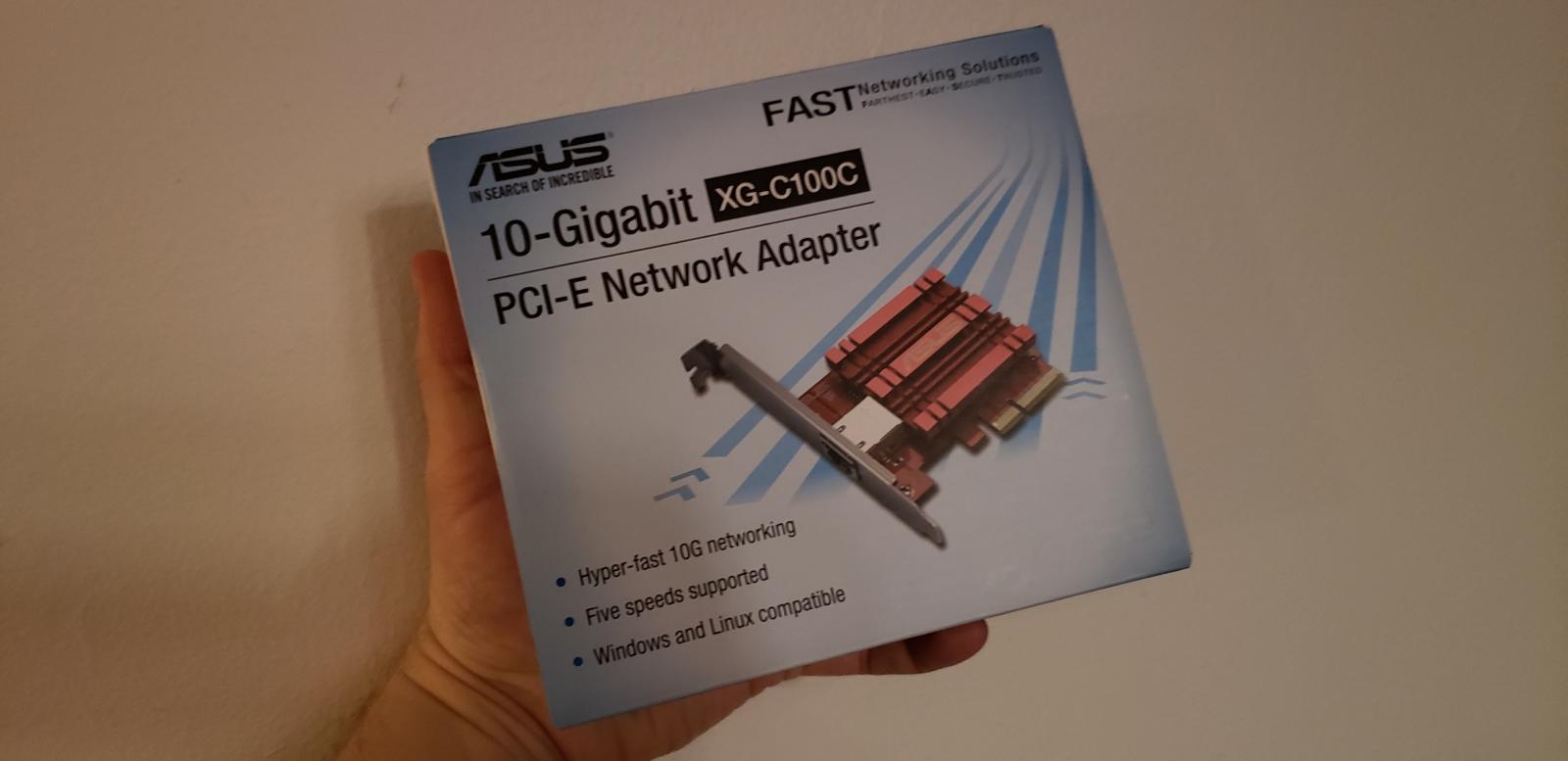 For sale Asus XG-C100C 10GbE (10 Gigabit Ethernet) PCIe NIC