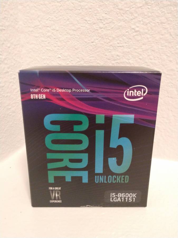 For sale Intel Core i5-8600K Coffee Lake 6-Core LGA 1151