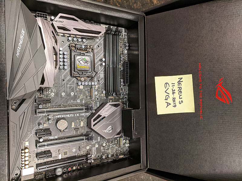 For sale ASUS ROG MAXIMUS IX HERO – warranty to March 2020