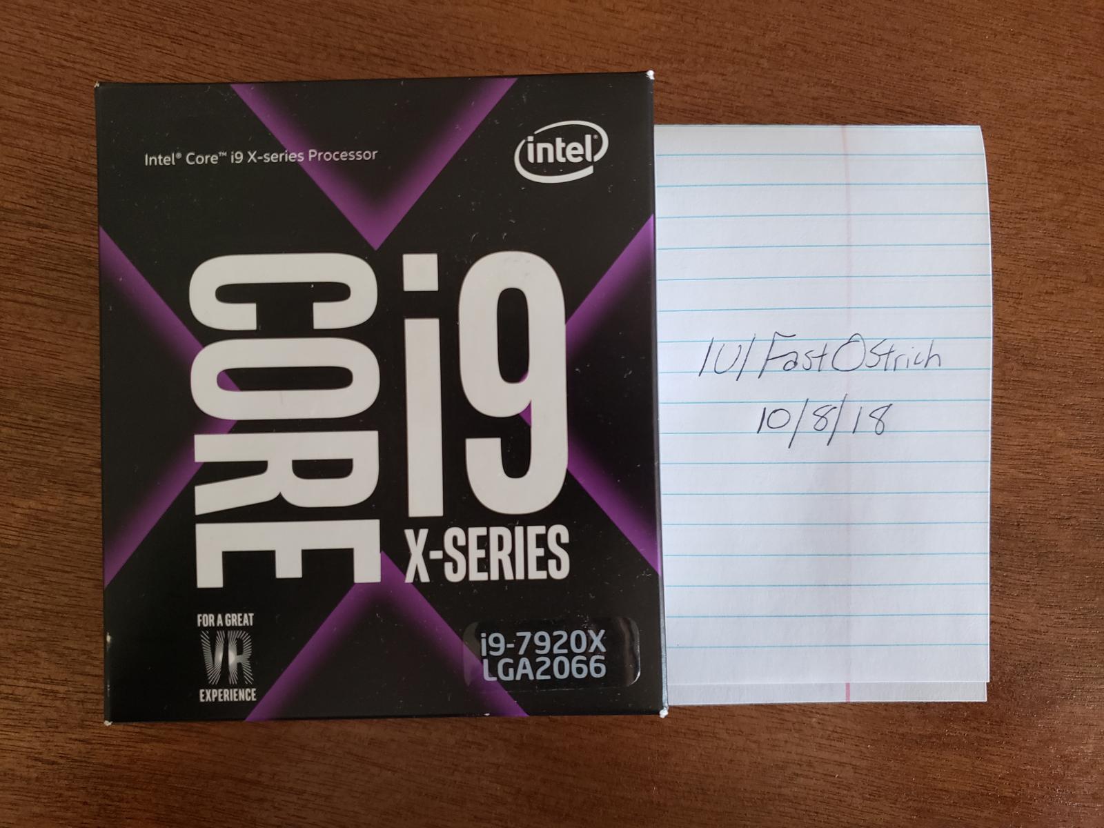 For sale Intel core i9-7920x