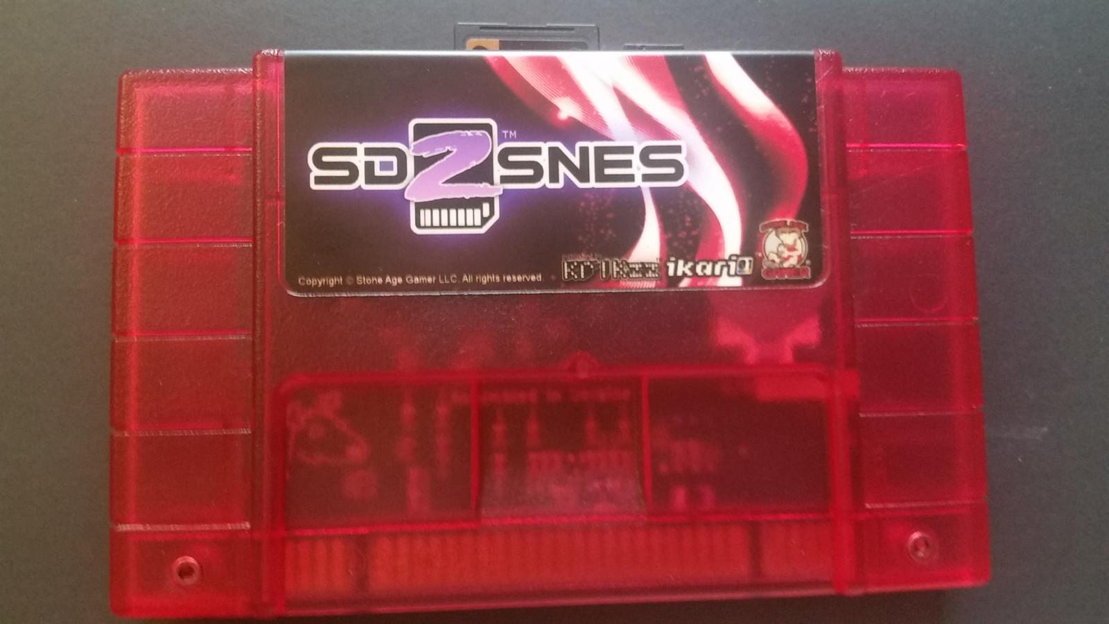 For sale SD2SNES (Watermelon Red) [2018 model] w/ SD Card with SuperFX & SA1 support