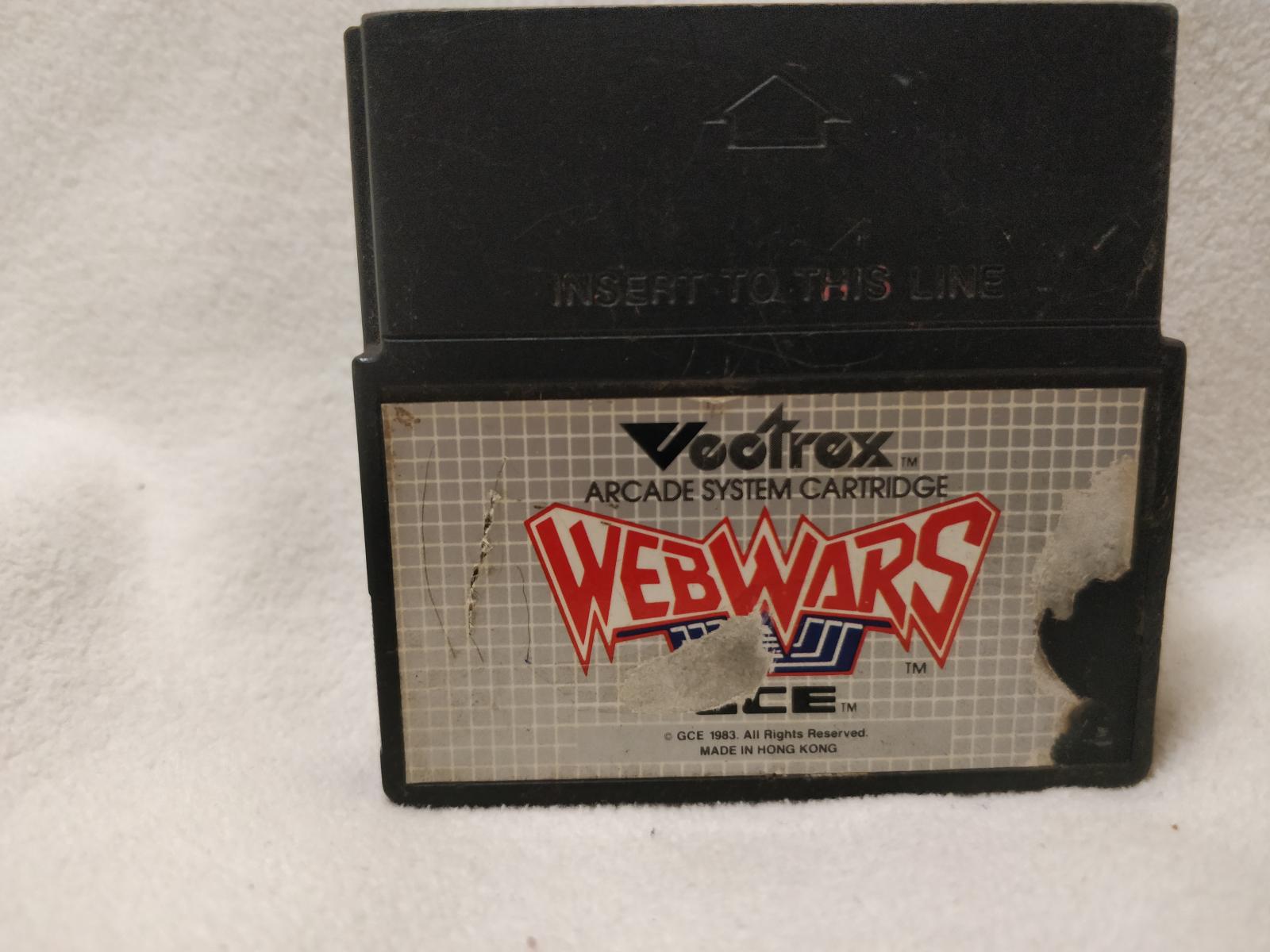 Photo of Vectrex Web Wars 1982, GCE, USA, Box, Cart, Overlay, Manual, Sleeve, Insert