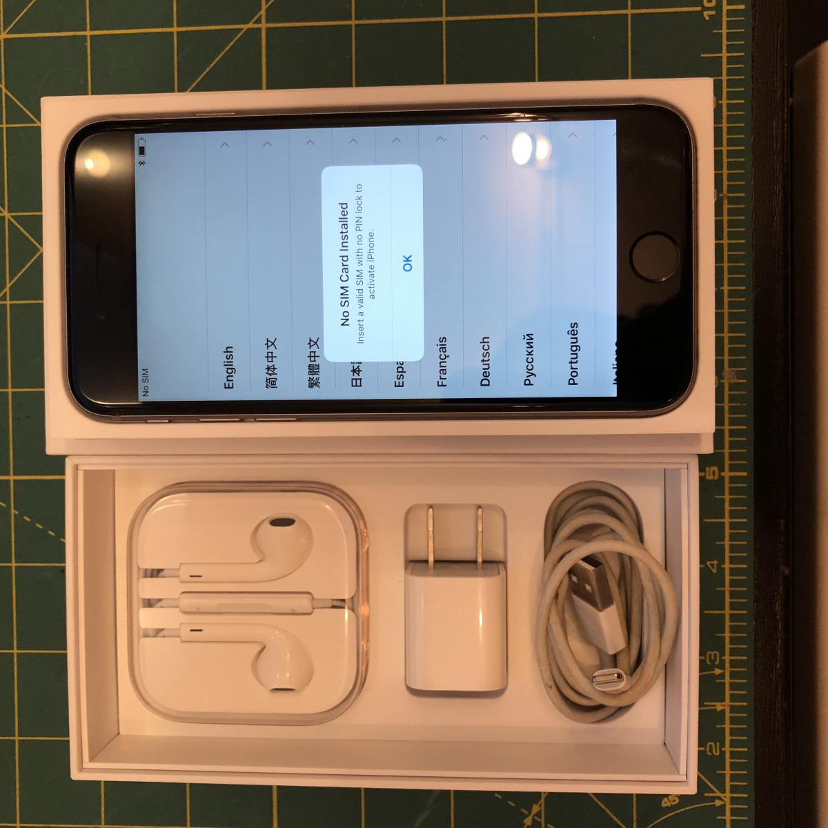 For sale Used iPhone 6s, Space Grey, 64GB, Unlocked