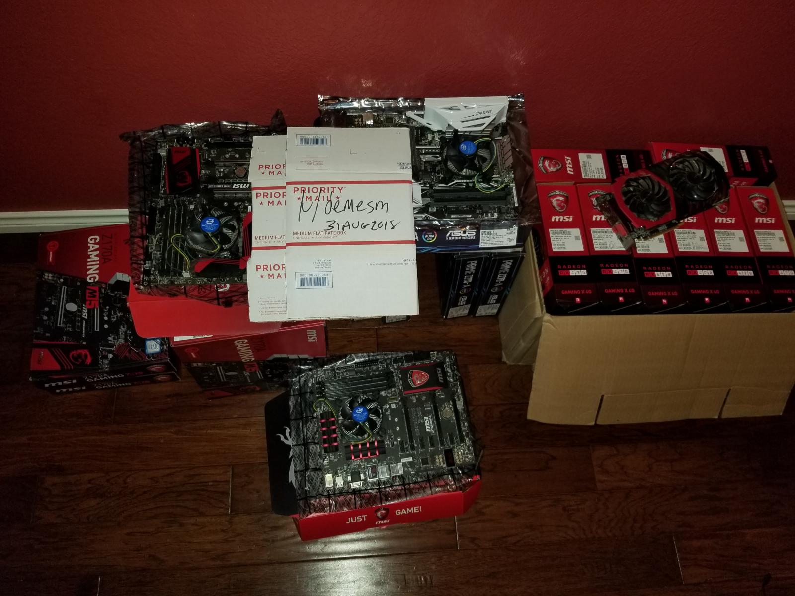 For sale RX470 / Nvidia 1070 / Motherboards / Ram / PSUs