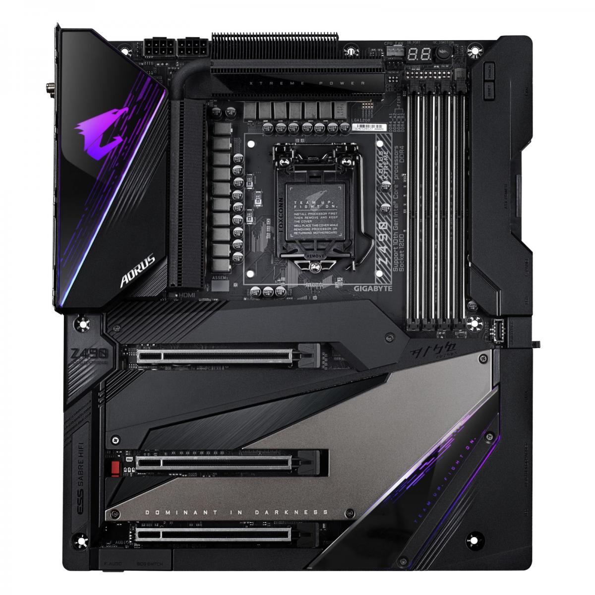 Photo of Gigabyte AORUS Z490 Xtreme, with onboard 10GbE and Thunderbolt 3