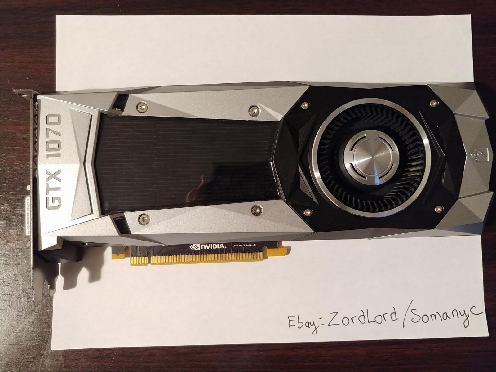 For sale GTX 1070 founders edition