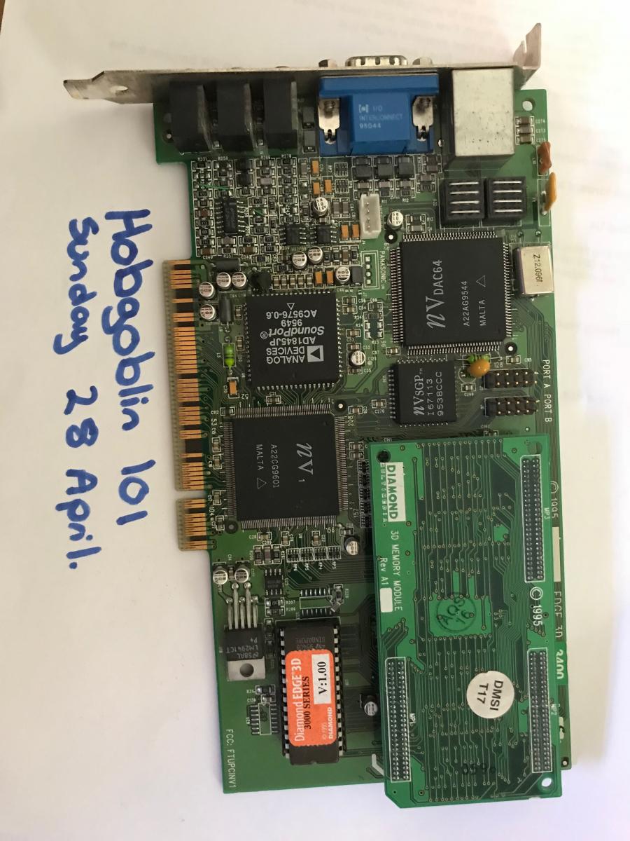 For sale nVidia nv1 antique [Global Shipping] [Working last tested]