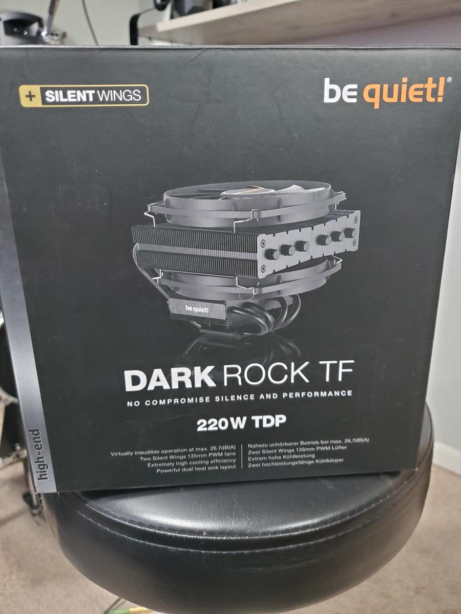 For sale be quiet! Dark Rock TF 220W TDP Silent Wings CPU Cooler