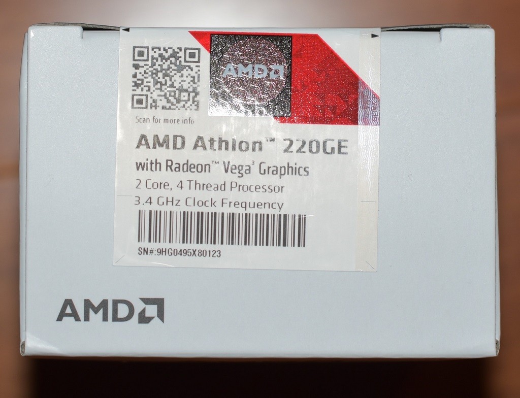 For sale AMD Athlon 220GE (new in box)