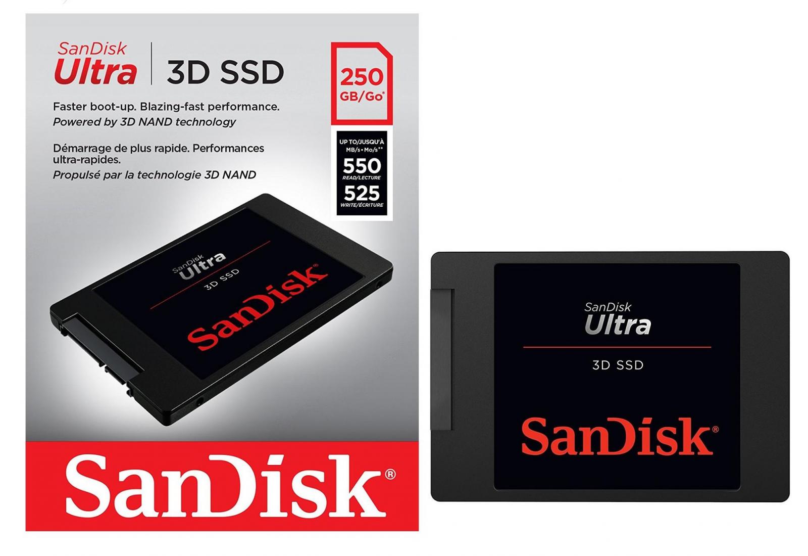 For sale SanDisk 3D Ultra 250GB 2.5