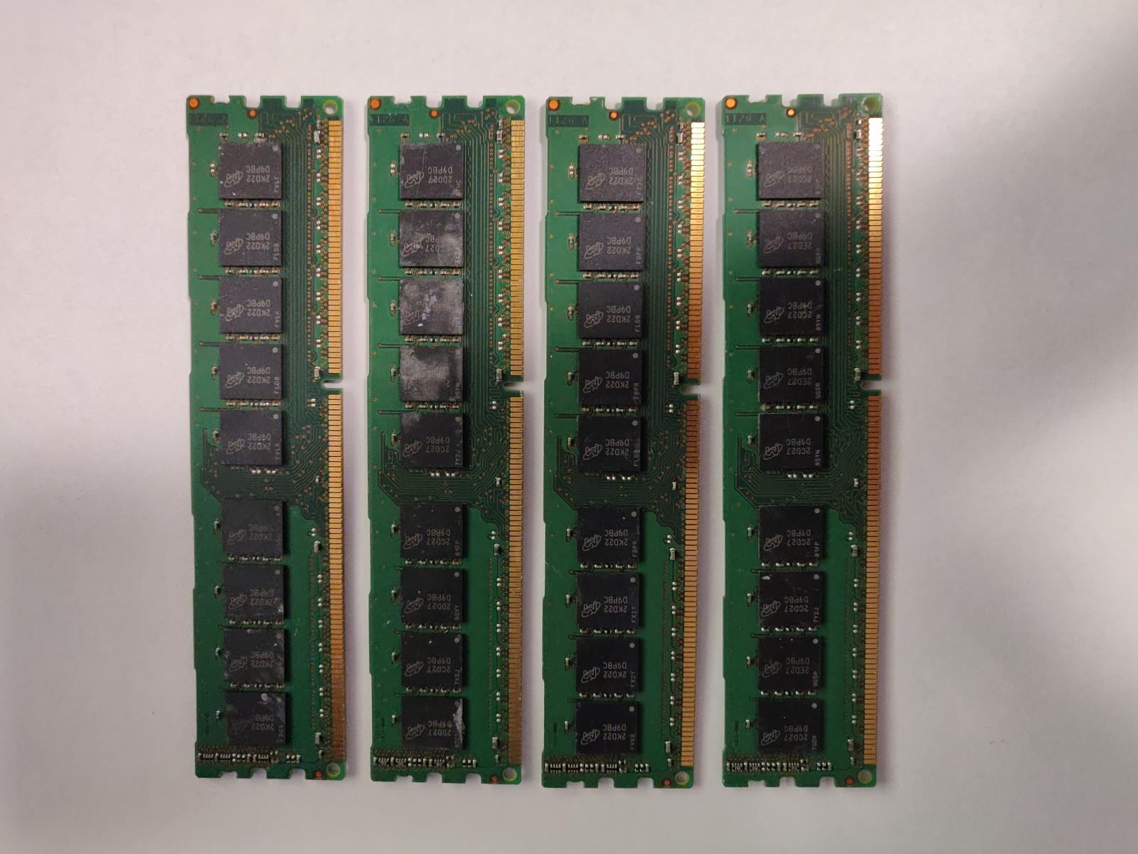 For sale 16GB (4X4GB) DDR3 ECC workstation memory