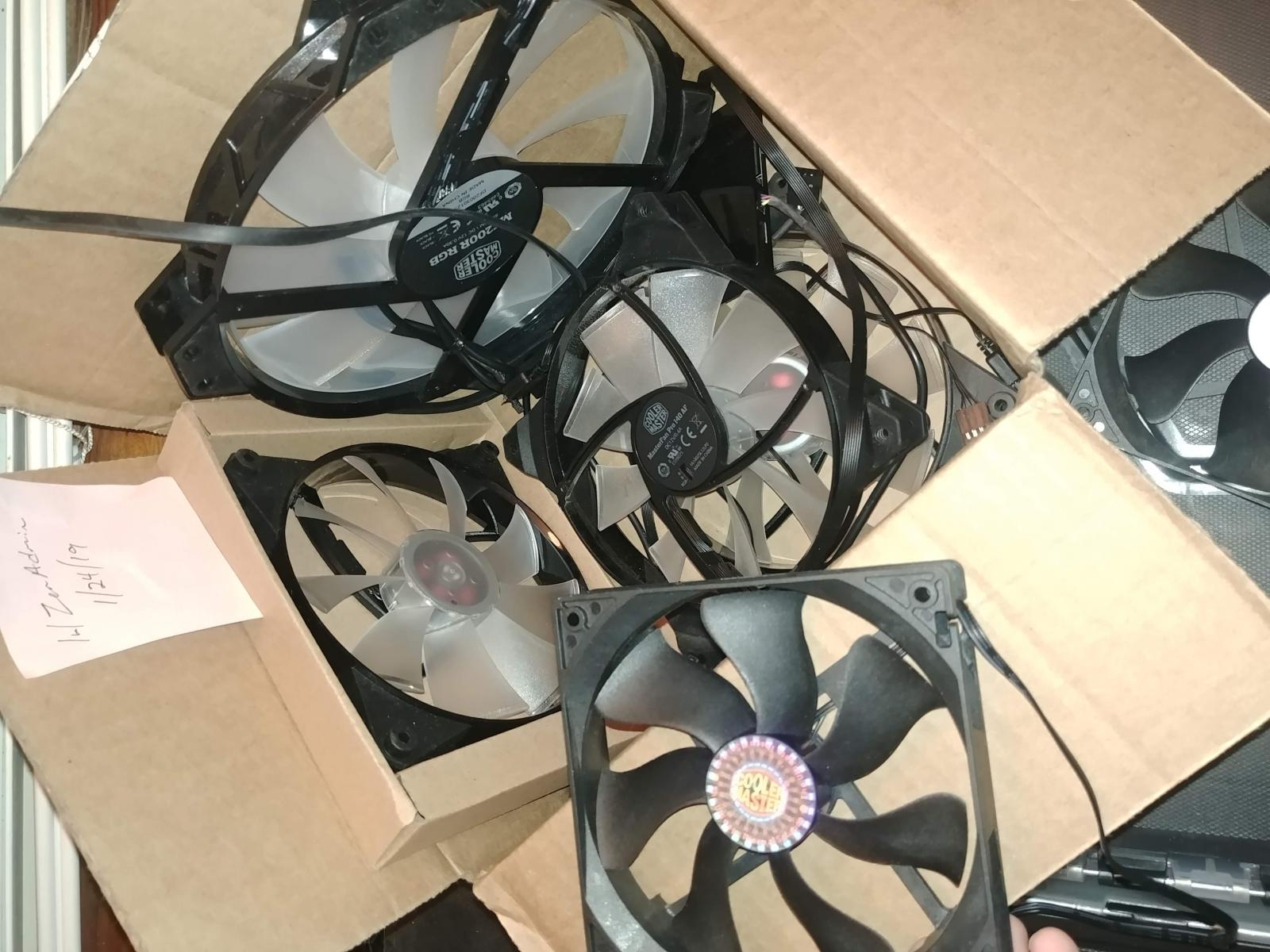 For sale Cooler Master MasterFan Pro 140 Air Flow RGB 3 fan kit with controller