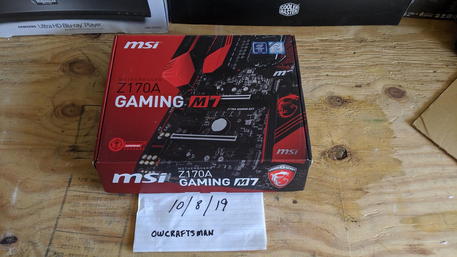 For sale MSI Z170A Gaming M7