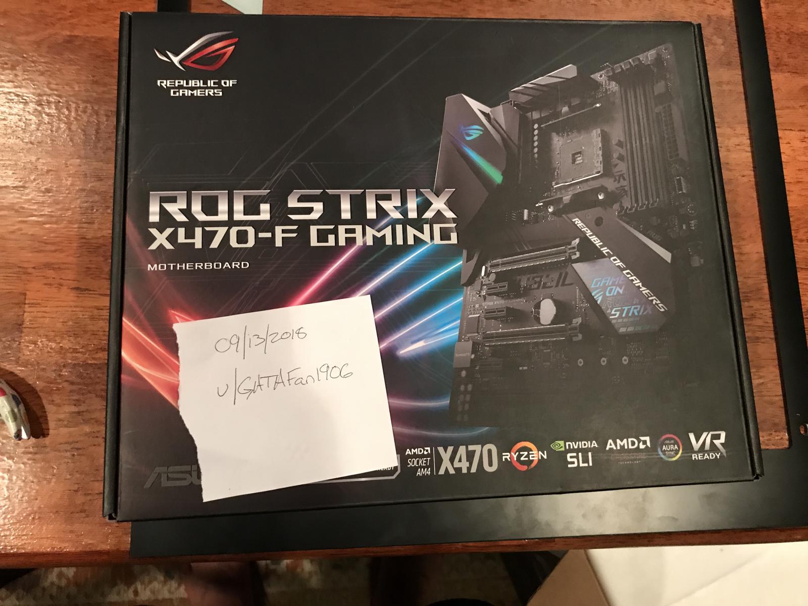 For sale Asus ROG Strix X470-F Gaming
