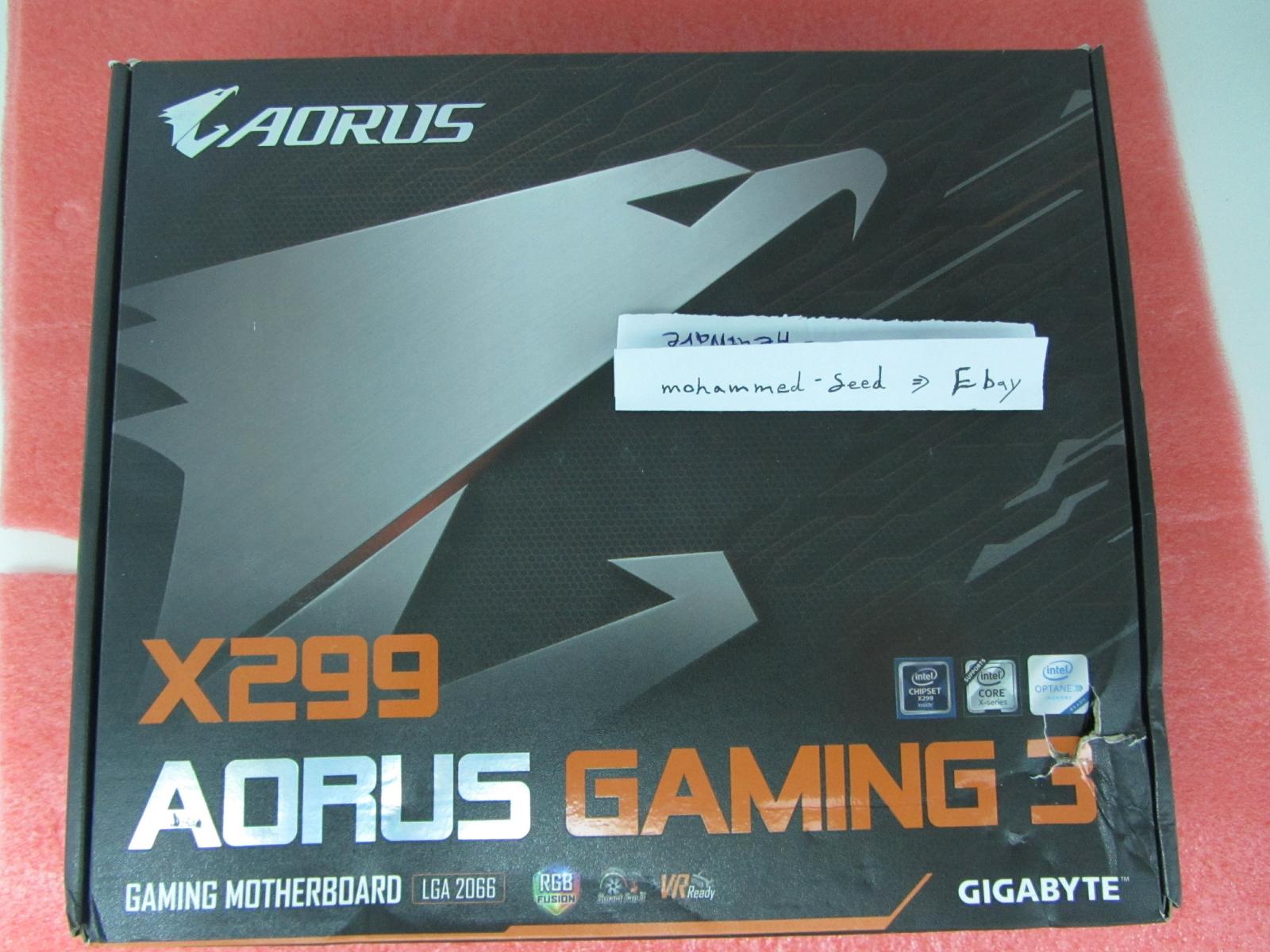 For sale GIGABYTE AORUS X299 AORUS Gaming 3 LGA 2066 Intel X299 {NEW}