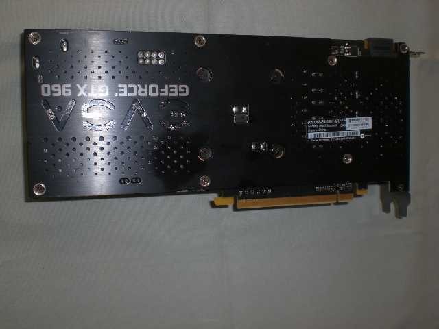 For sale EVGA GeForce GTX960 4GB SSC Graphic Card w/Backplate