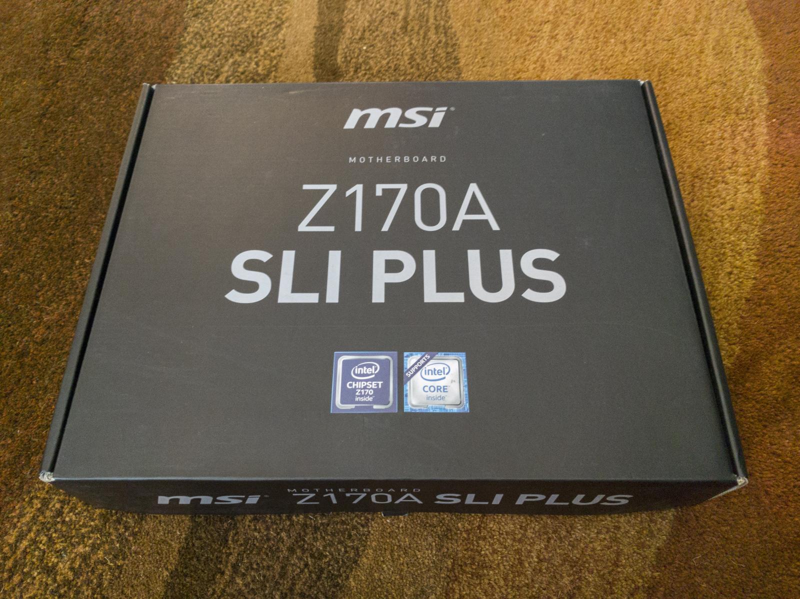 For sale MSI Z170A SLI Plus - Z170, LGA1151, ATX