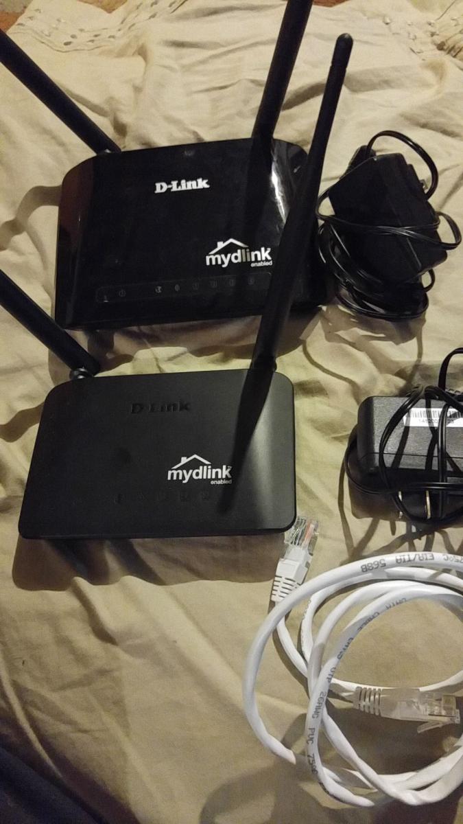 For sale Cisco Powerline, Motorola Modem, DLINK routers, BELKIN wireless adapter