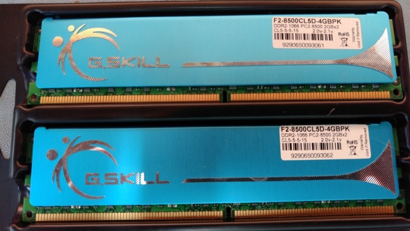 For sale G.Skill F2-8500CL5D-4GBPK (2x2GB)