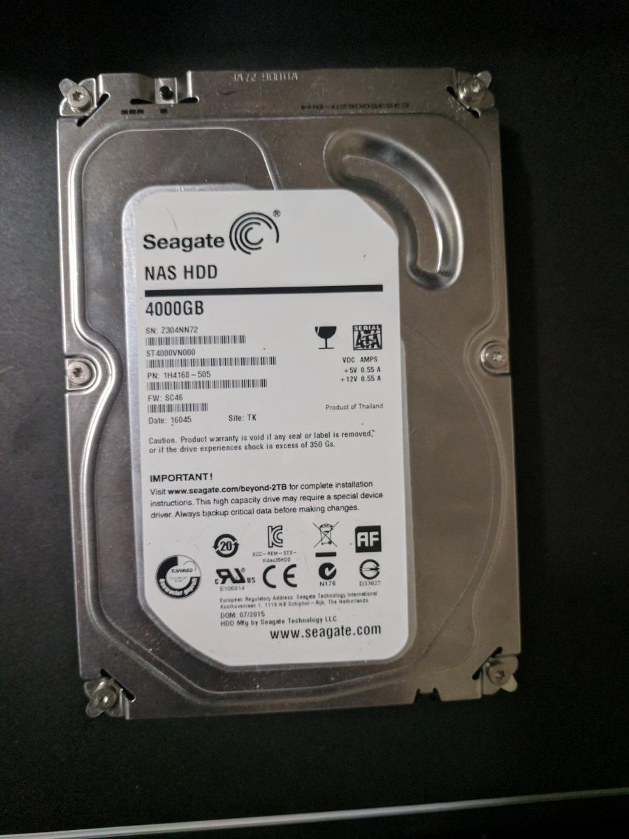 For sale 4TB NAS Hard Disk Drive