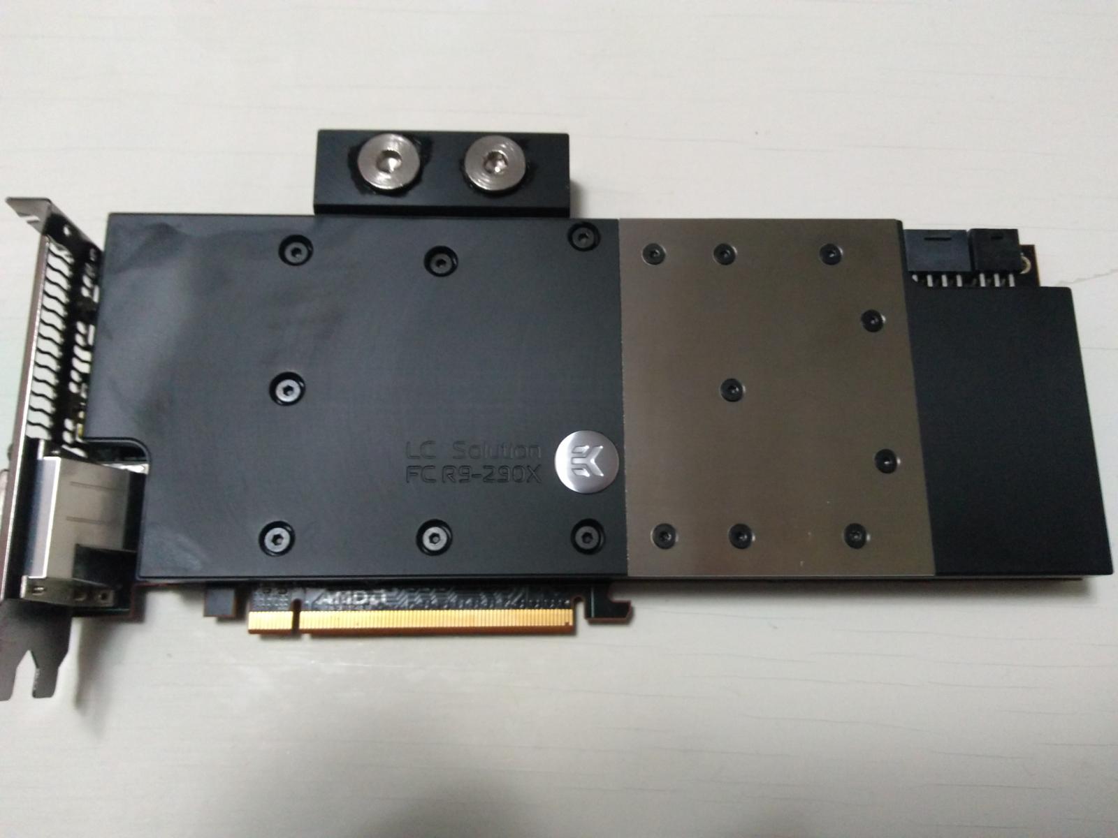 For sale R9 290X with EK waterblock 3 available