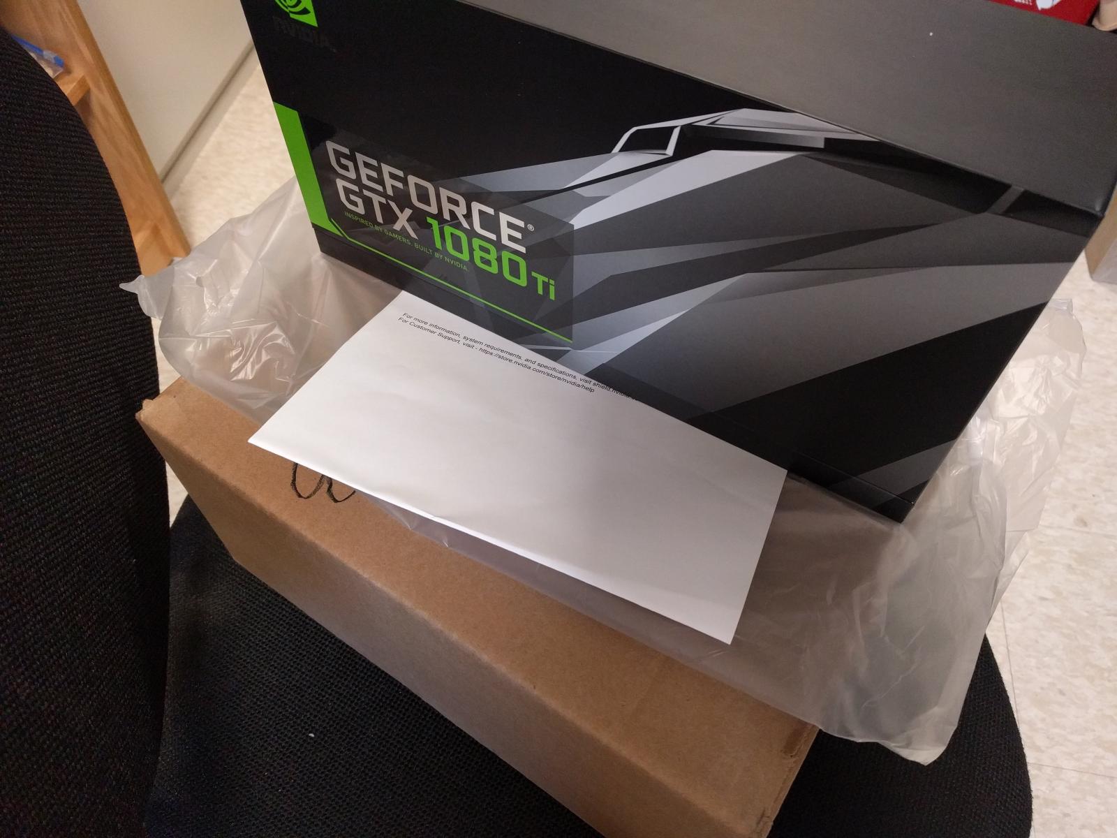 For sale Nvidia GTX 1080 Ti - FE Founder's Edition NEVER OPENED, BRAND NEW, Priority Ship