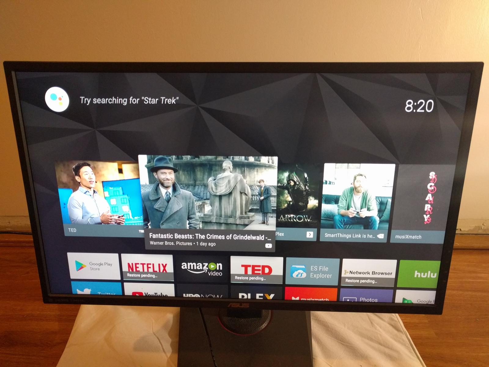 For sale NVIDIA Shield TV (2017) Android TV w/ Remote and Controller