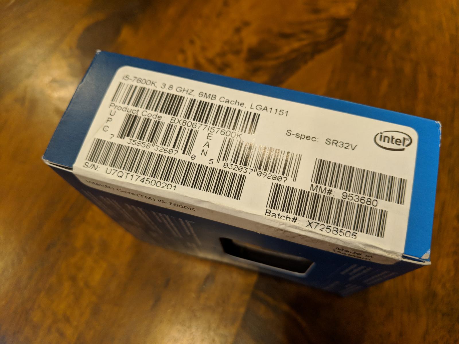 For sale Intel i5-7400 - Brand New Sealed