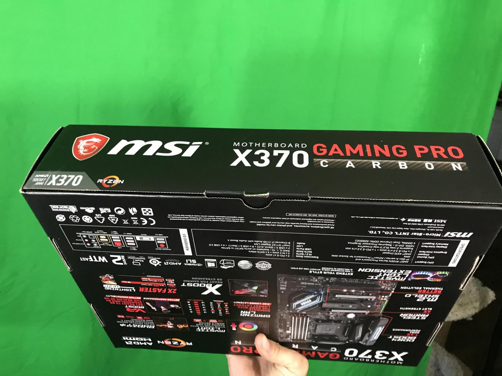 For sale MSI x370 Gaming Pro Carbon