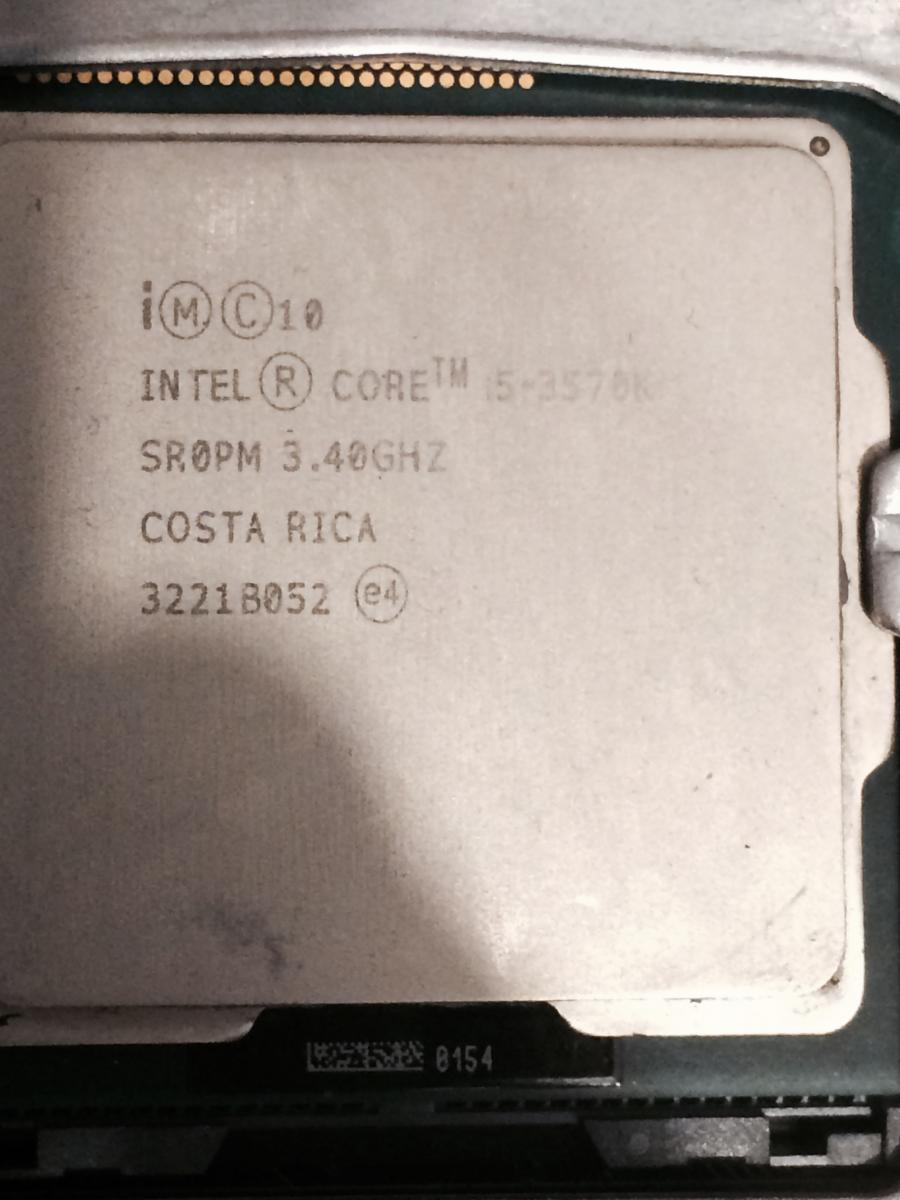 For sale Intel Core i5 3570k LGA 1155 Socket