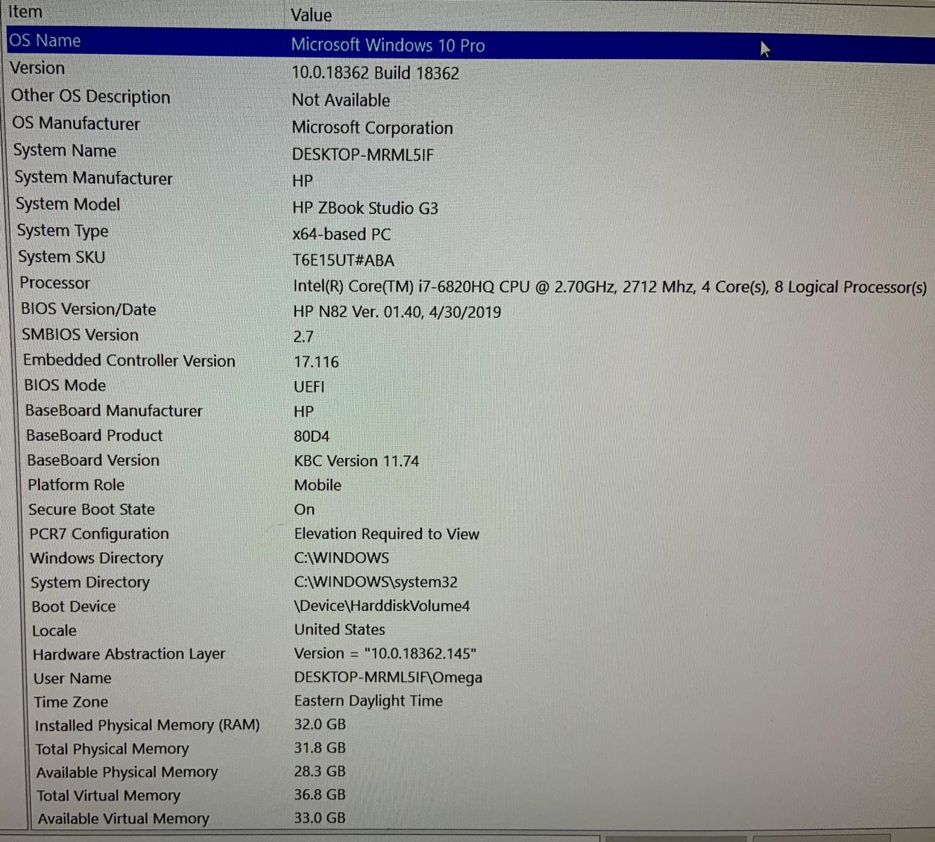 For sale HP ZBook Studio 15 G3 i7-6820HQ 32GB RAM 256GB+512GB SSD & ThunderBolt 3 Dock
