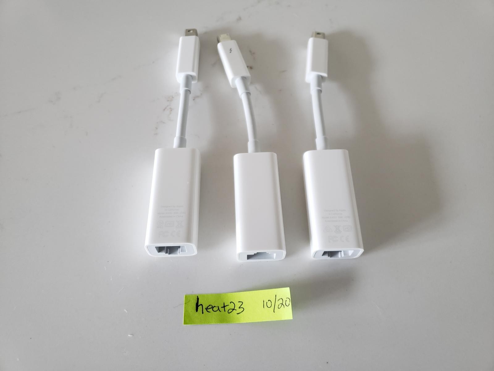 For sale Apple Thunderbolt Ethernet Adapter (Qty 3)