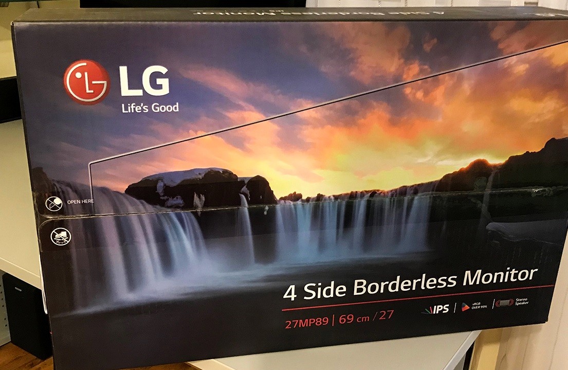 For sale LG 27MP89HM-S Ultra Slim Bezel 1080p Freesync 75hz IPS 27