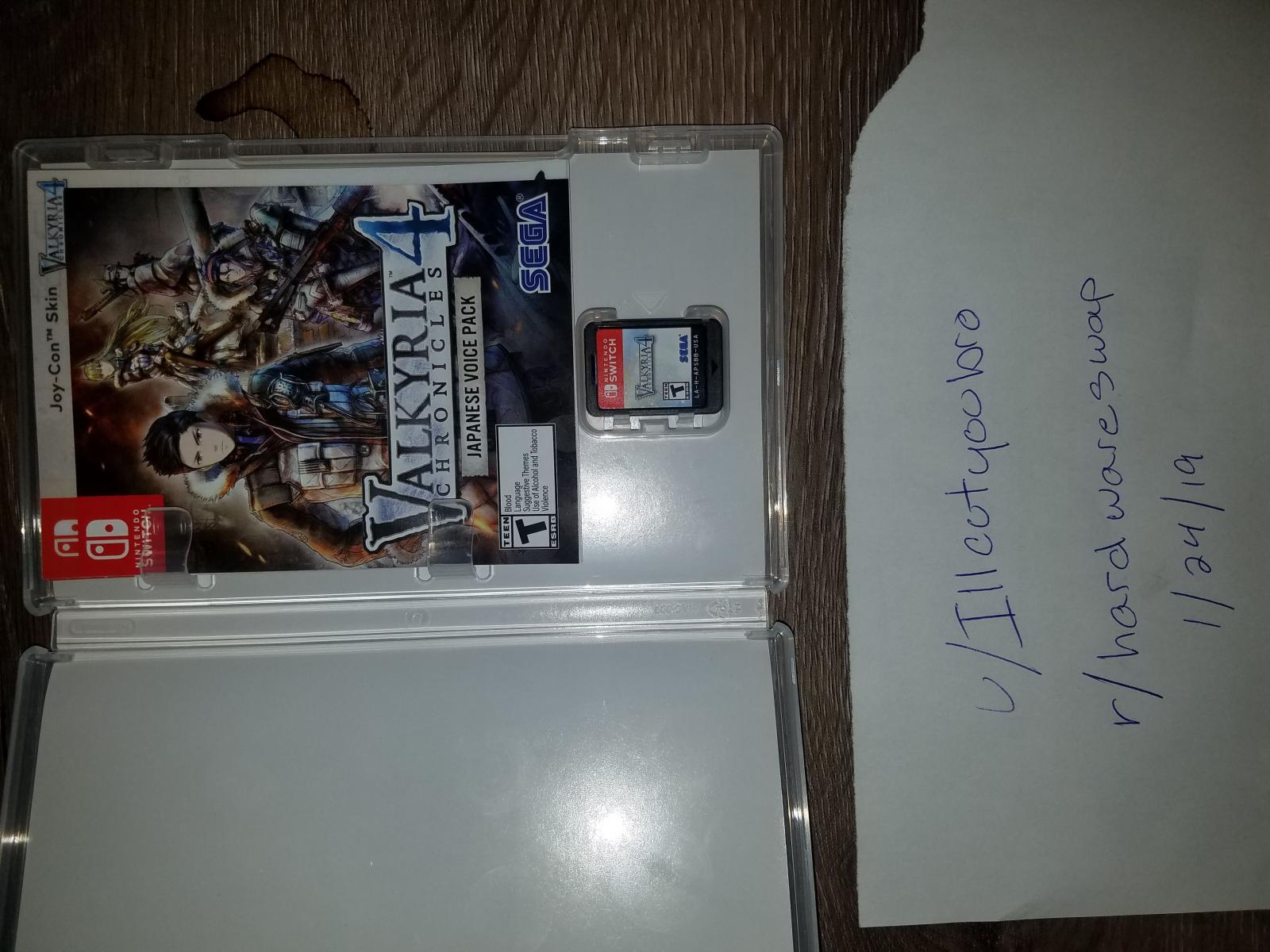 For sale Valkyria Chronicles 4