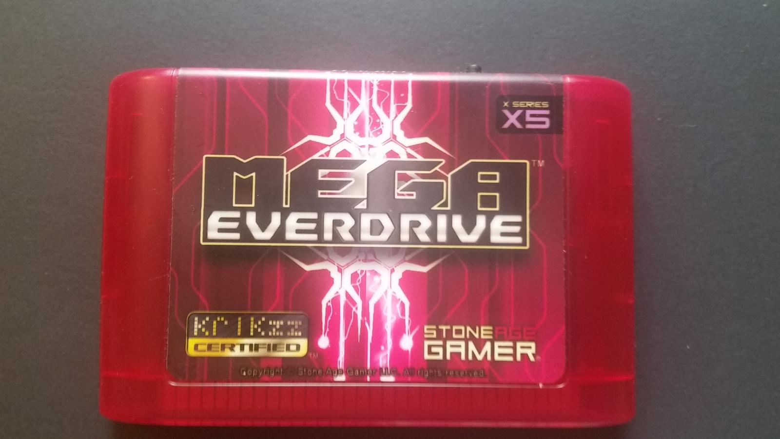 For sale Mega Everdrive X5 (Toejam & Earl Red) [2018 model]w/ SD Card and newest Firmware