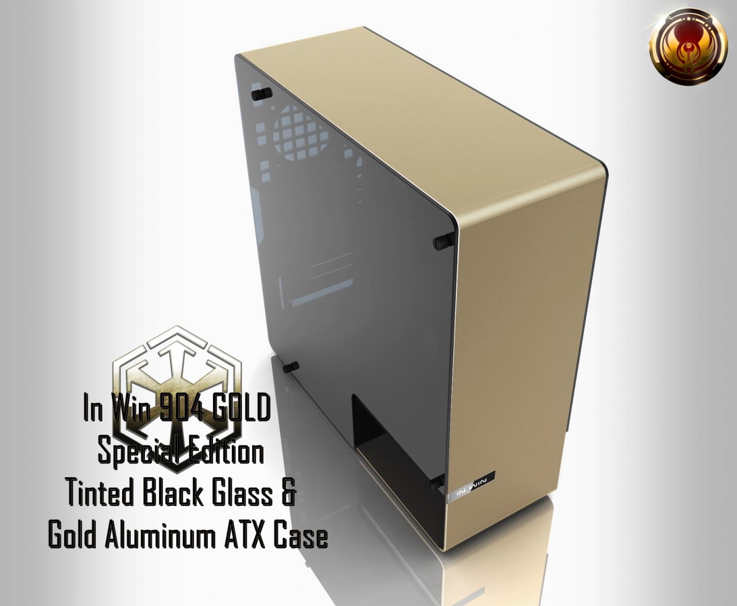 For sale In Win 904 GOLD ATX Special Edition Aluminum Case.New-Open Box.RARE-Local.