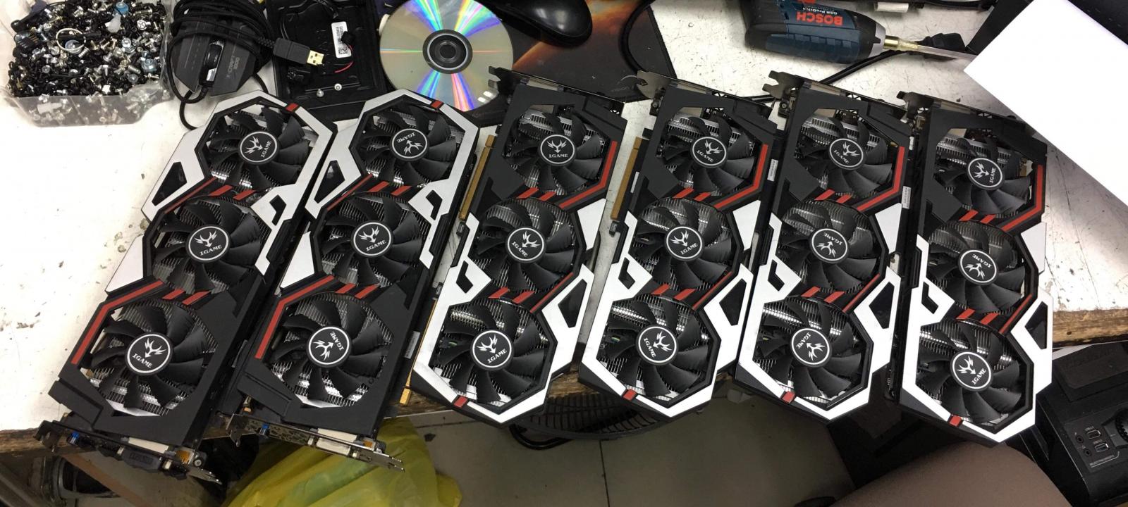 For sale 6x IGame GTX1070 8gb
