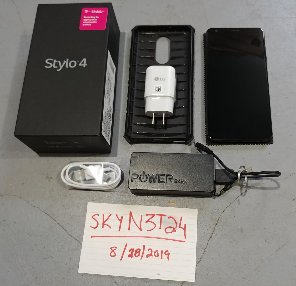 For sale LG Stylo 4 Android 8.1 Phone.T-Mobile/Unlocked. Great condition in Box.