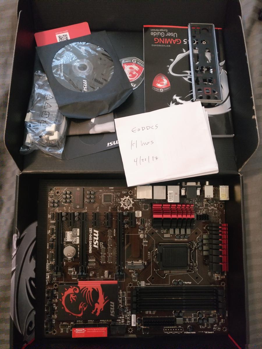 For sale MSI Z87-G45 Gaming Motherboard